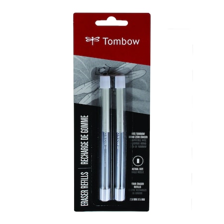 Tombow MONO ZERO REFILL RECT, 2PK 57318